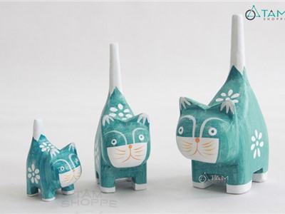 Mèo gỗ mập Nhật Bản